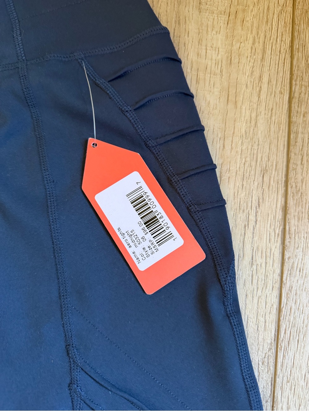 Oiselle Aero Tights Navy Blue High-Waist Leggings Size 6 — image 5 of 6